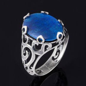 Кольцо опал благородный синий (триплет) Австралия размер 18