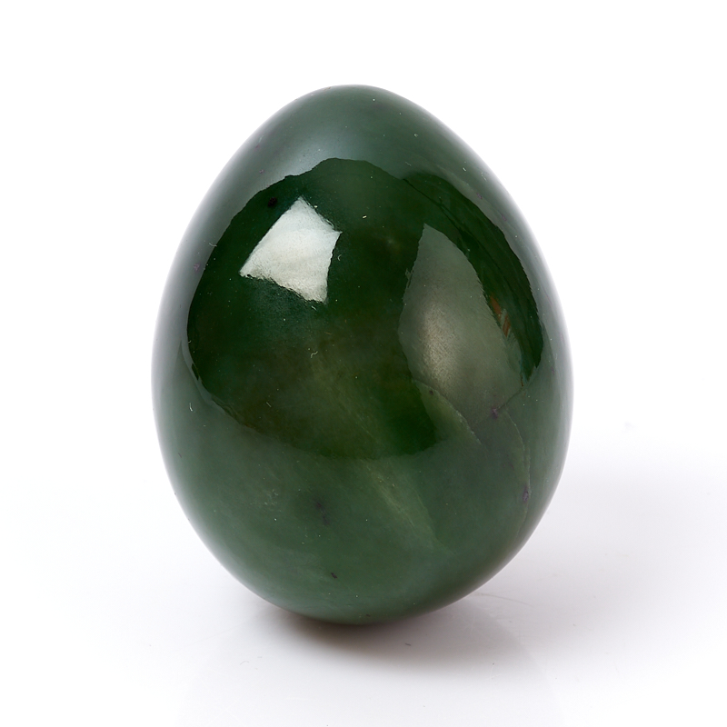 Яйцо нефрит зеленый Россия 6 см