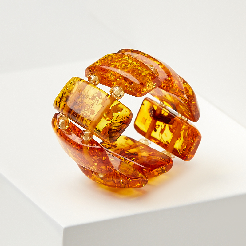 

Кольцо янтарь (регулируемый) размер 21,5