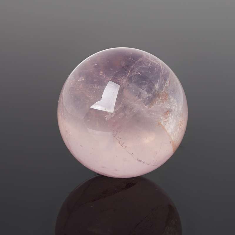 Шар розовый кварц Бразилия 2,5 см