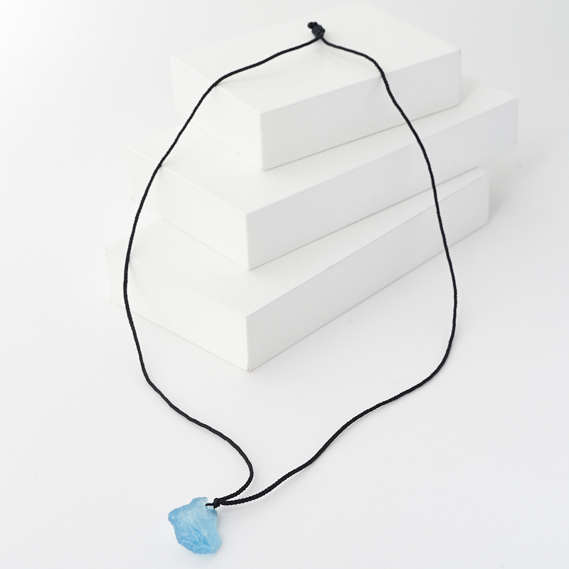 

Кулон аквамарин (текстиль) кристалл 2-3 см