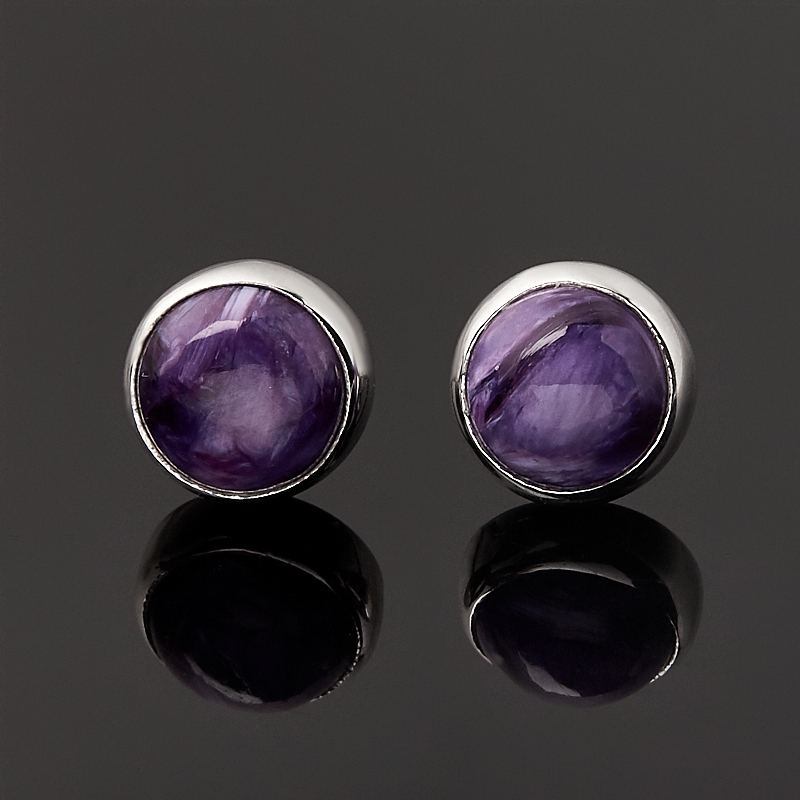 

Серьги чароит (серебро 925 пр.) пуссеты
