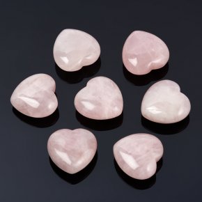 Сердечко розовый кварц Бразилия 2,5-3 см