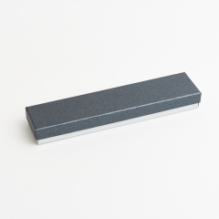 Подарочная упаковка (картон) под браслет/цепь (футляр) (серый) 200х45х25 мм
