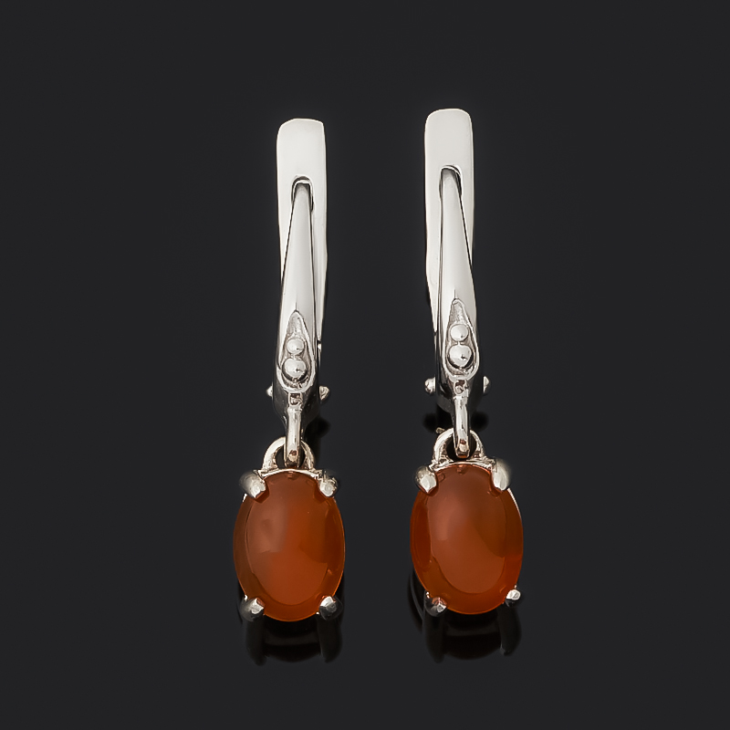 

Серьги сердолик (серебро 925 пр.)