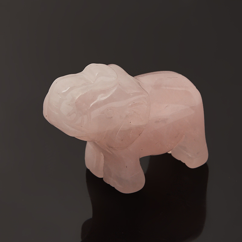 Слон розовый кварц Намибия 2,5-3 см