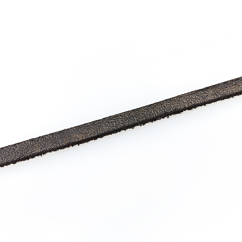 Шнурок (кожа натур.) (черный) 86 см