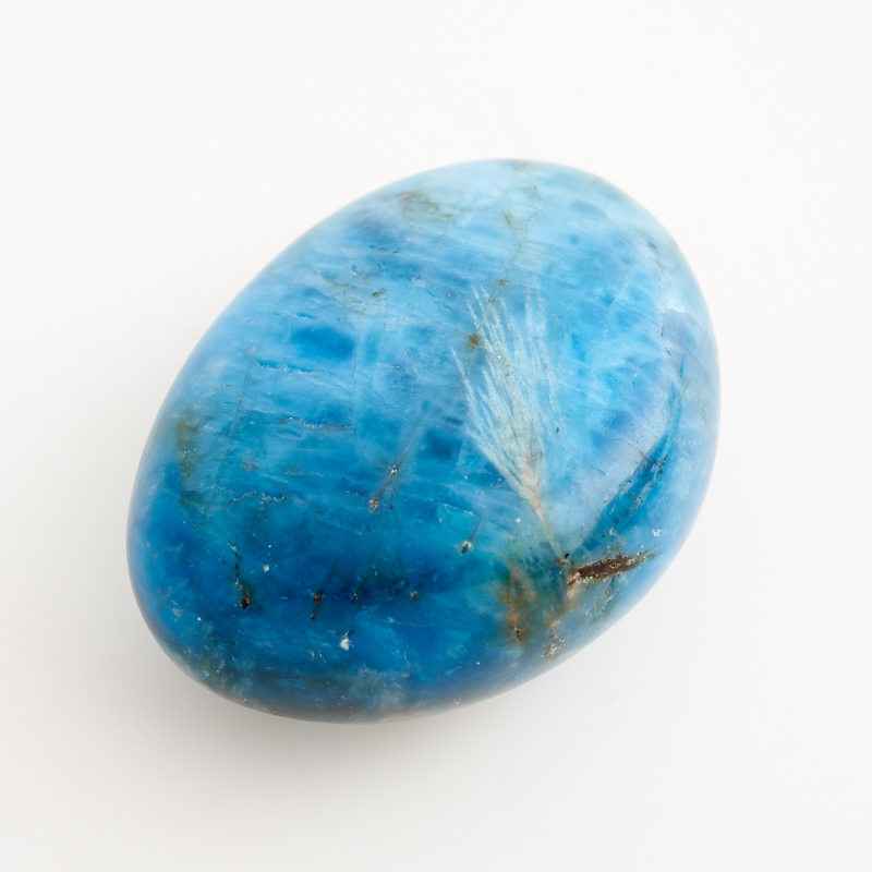 Галтовка апатит синий Бразилия (2,5-3 см) (1 шт)