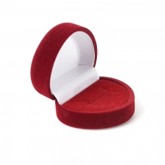 Подарочная упаковка под кольцо/серьги (футляр) (бордовый) 50х45х30 мм