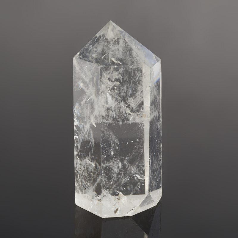 Кристалл горный хрусталь Бразилия 9-12&nbsp;см (ограненный) (1&nbsp;шт)