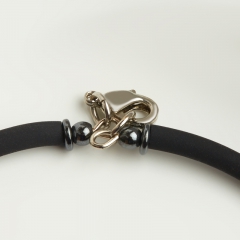 Браслет микс агат, коралл (биж. сплав) 20 см