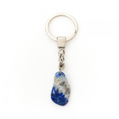 Брелок лазурит Россия (биж. сплав) галтовка 3-4 см