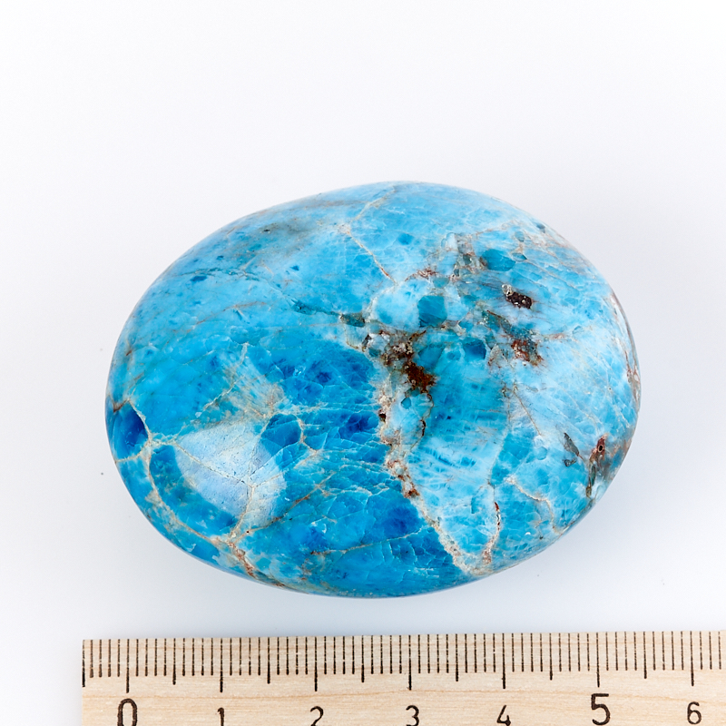 Галтовка апатит синий Мадагаскар S (4-7 см) (1 шт)