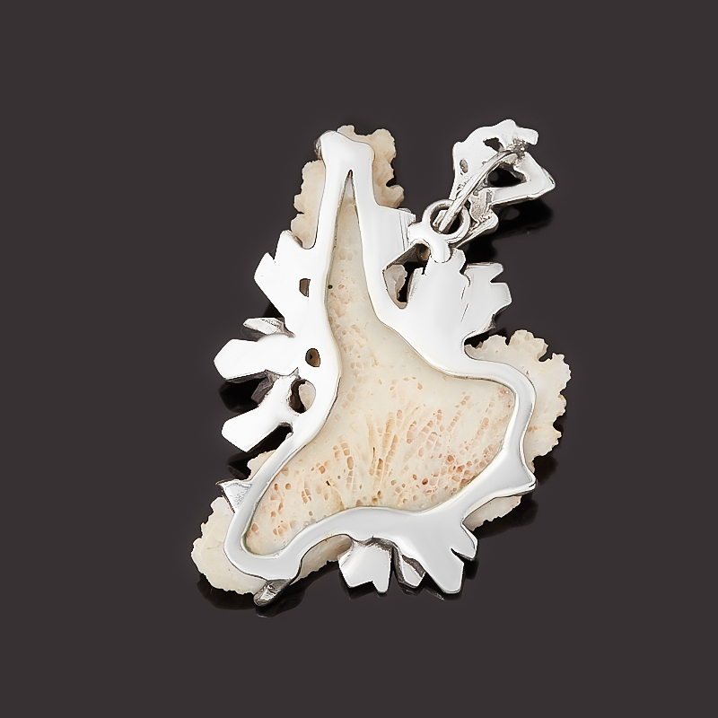 Кулон коралл белый Индонезия