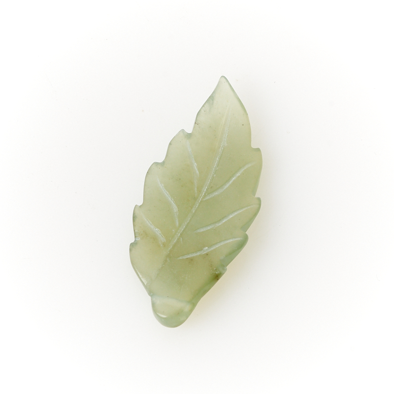 Пуговица авантюрин зеленый лист Зимбабве 3 см