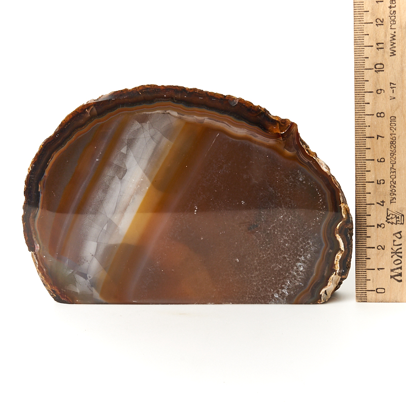Жеода агат серый Ботсвана L (12-16 см)