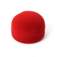 Подарочная упаковка под кольцо/серьги (футляр) (красный) 55х50х35 мм
