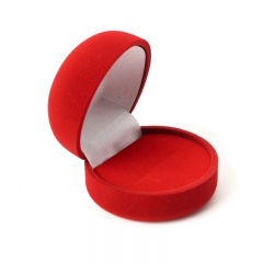 Подарочная упаковка под кольцо/серьги (футляр) (красный) 55х50х35 мм
