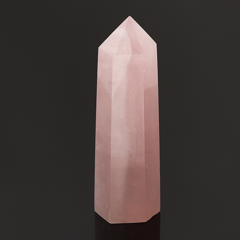Кристалл розовый кварц Бразилия (ограненный) S (4-7 см) (1 шт)