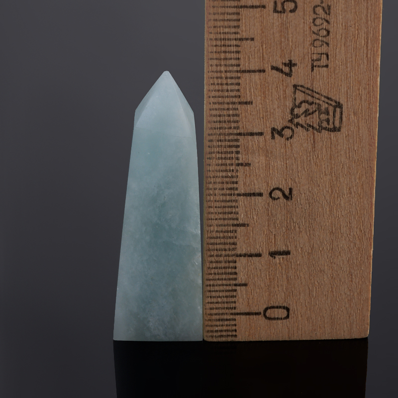 Кристалл аквамарин Бразилия (ограненный) XS (3-4 см)