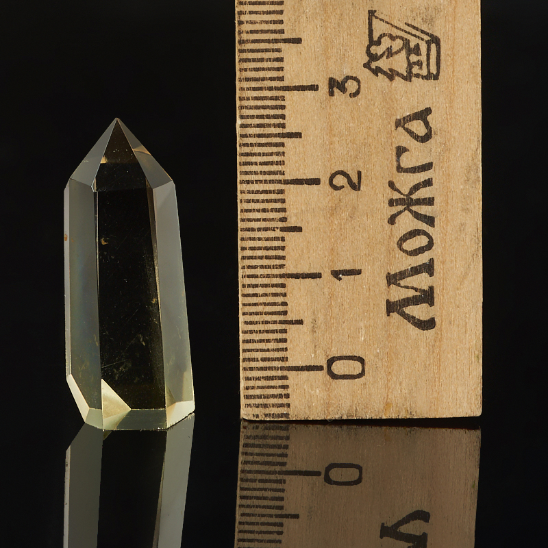 Кристалл цитрин с раухтопазом Бразилия (ограненный) XS (3-4 см)