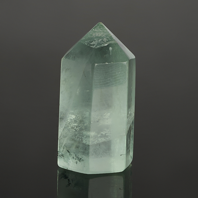 Кристалл флюорит зеленый Китай (ограненный) (2,5-3 см) (1 шт)