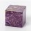 Куб чароит Россия 6 см