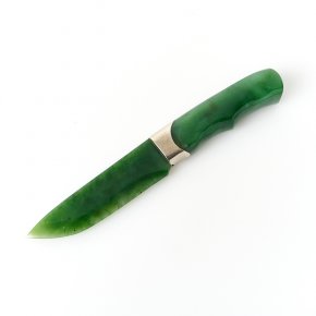 Предмет интерьера нефрит зеленый Россия (нож) 19х2,5х1,5 см