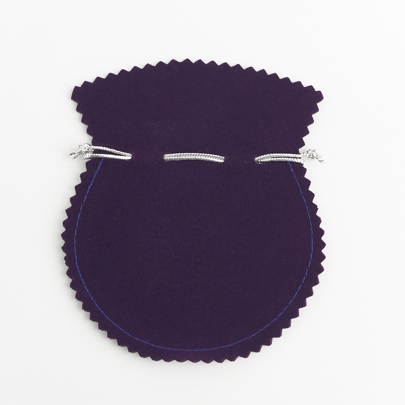 Подарочная упаковка универсальная (мешочек плоский) (фиолетовый) 120х100 мм