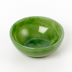 Посуда нефрит зеленый Россия (пиала) 7,5 см