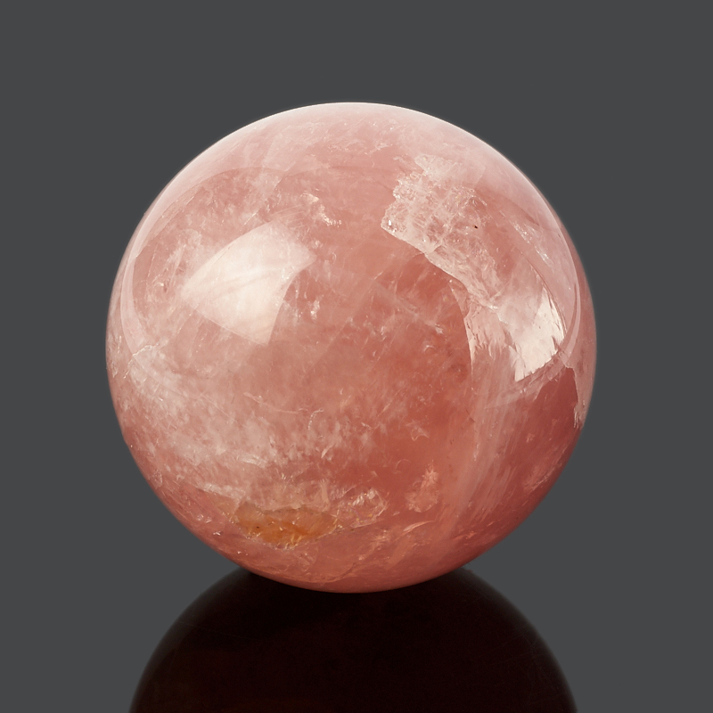 Шар розовый кварц Бразилия 6 см