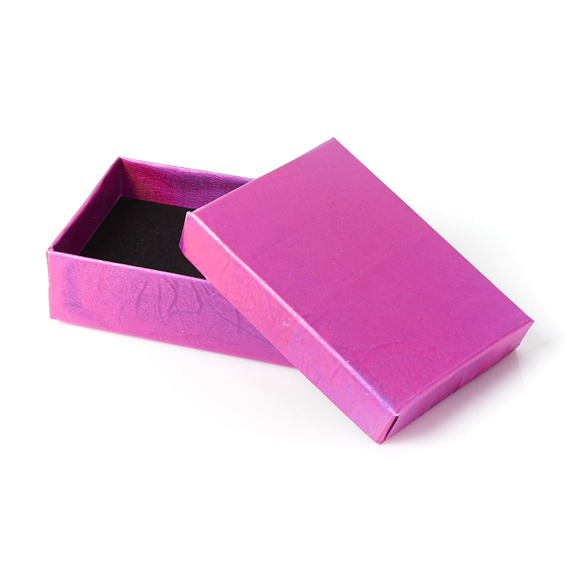 Подарочная упаковка под комплект (цепь, кольцо, серьги) (коробка) (микс) 85х70х25 мм