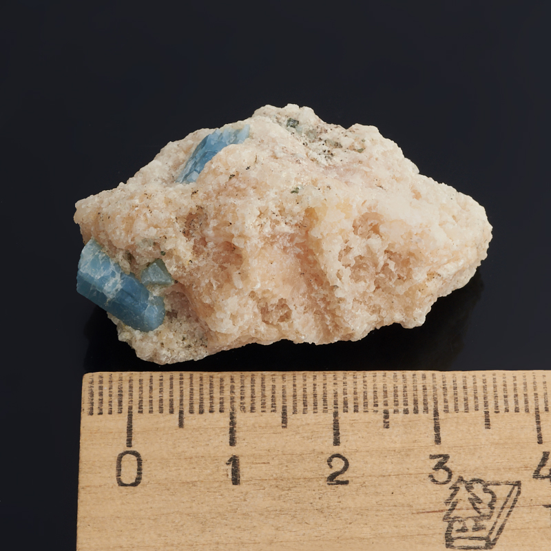 Образец апатит синий Мексика S (4-7 см) (1 шт)