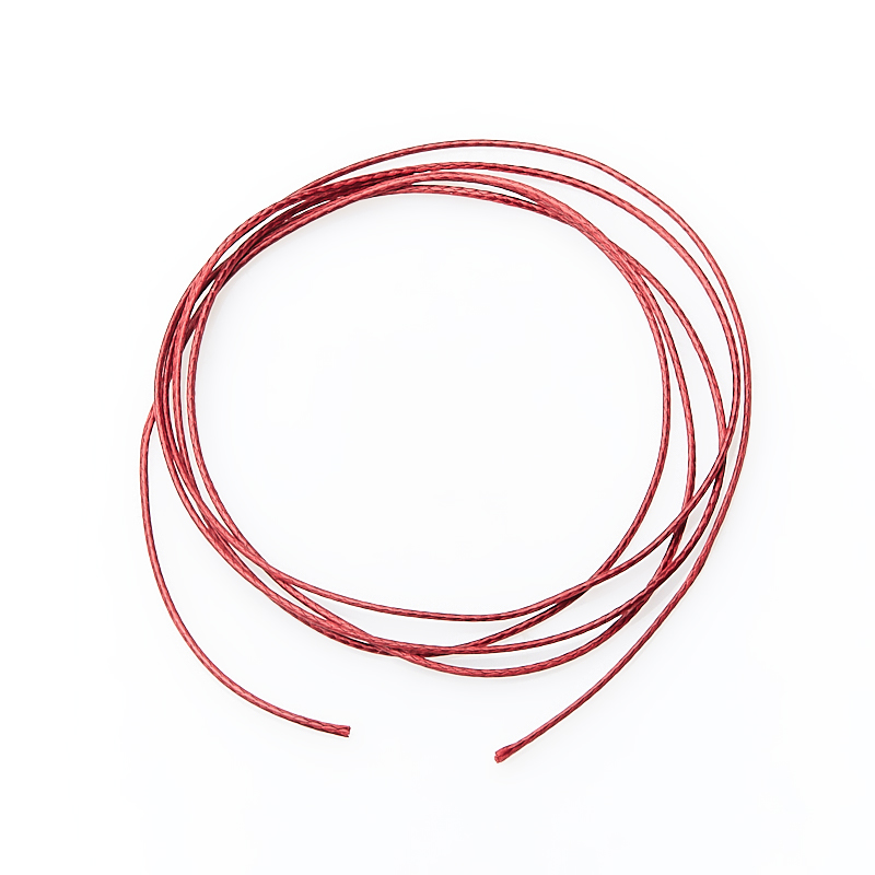 Шнурок (текстиль) (бордовый) 70 см