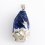 Кулон содалит Бразилия (биж. сплав) кристалл огранка 5-5,5 см