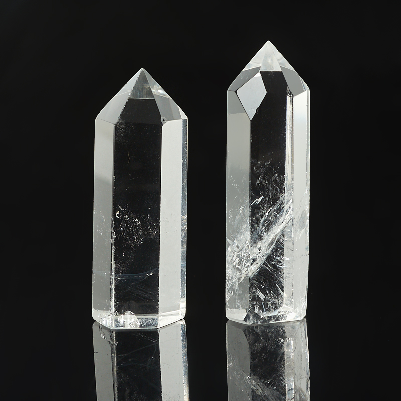 Кристалл горный хрусталь Бразилия (ограненный) XS (3-4 см) (1 шт)