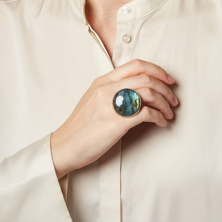 Купить кольца с лабрадором в интернет-магазине Минерал Маркет