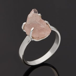 Кольцо розовый кварц Бразилия (серебро 925 пр.) размер 17,5