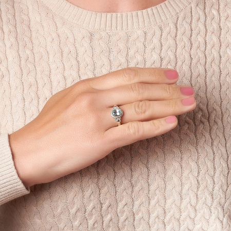 Купить кольцо с аквамарином - продажа по низкой цене в интернет ...