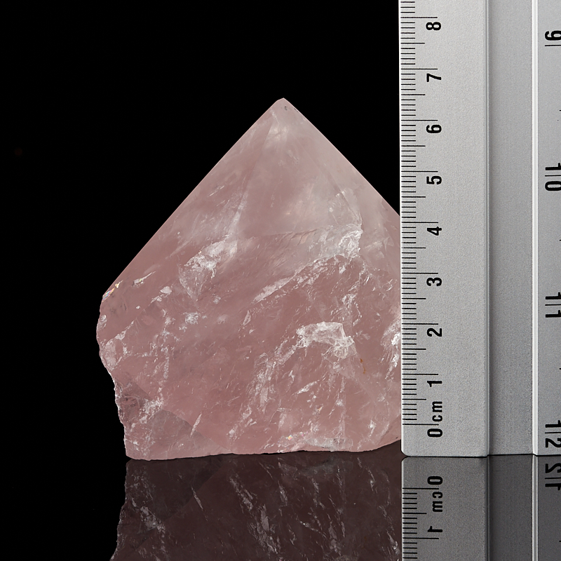 Кристалл розовый кварц Бразилия S (4-7 см)