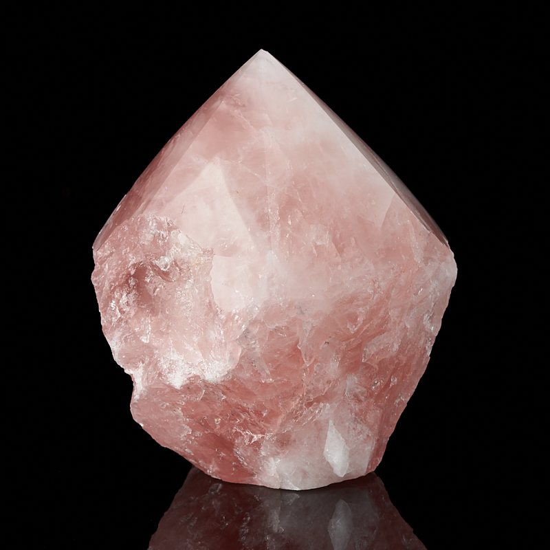 Кристалл розовый кварц Бразилия M (7-12 см)