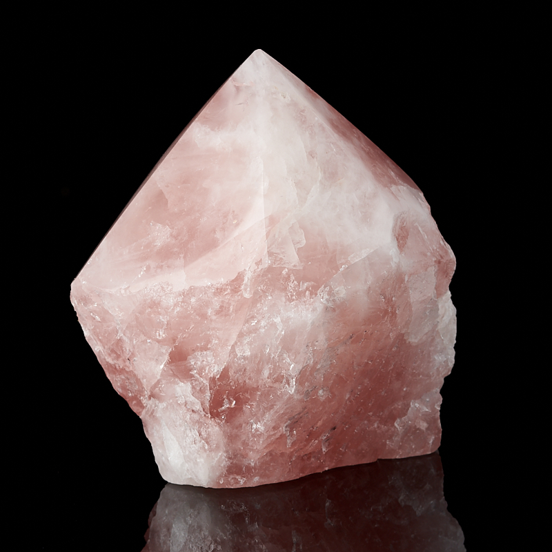Кристалл розовый кварц Бразилия M (7-12 см)