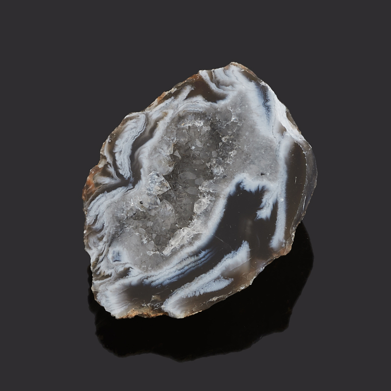 Жеода агат серый Ботсвана XS (3-4 см) (1 шт)