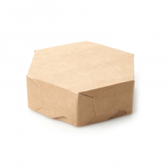 Подарочная упаковка (картон) универсальная (коробка) (бежевый) 110х100х35 мм