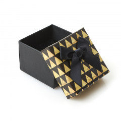 Подарочная упаковка  под кольцо/серьги (коробка) (микс) 45х45х35 мм