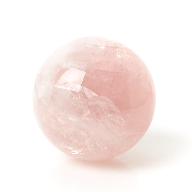 Шар розовый кварц Бразилия 6-6,5 см