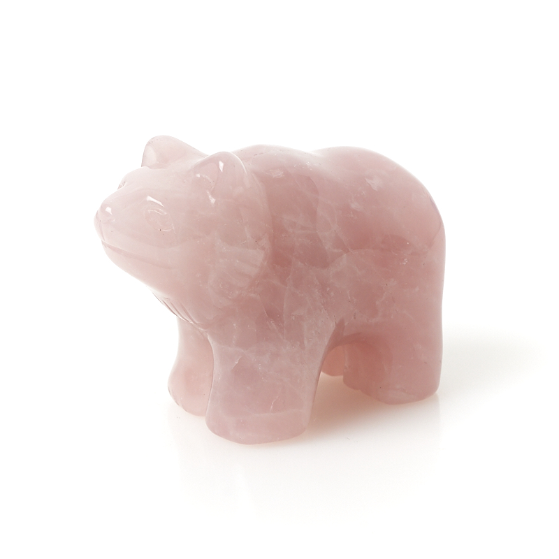 Медведь розовый кварц Мадагаскар 4 см