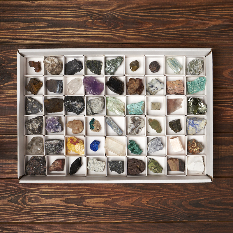 Коллекция минералов и горных пород
