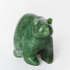 Медведь нефрит зеленый Россия 7 см