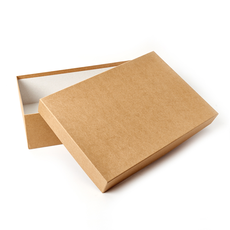 Подарочная упаковка (картон) универсальная (коробка) (бежевый) 300х200х80 мм